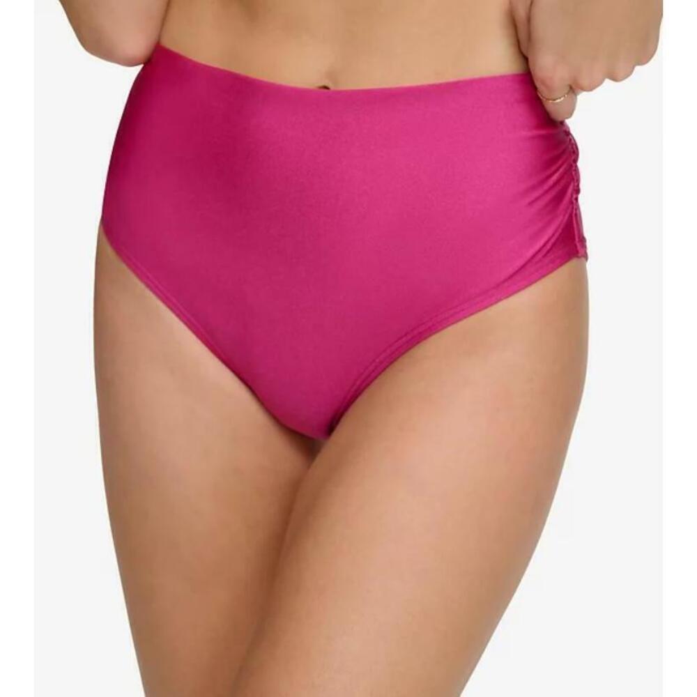 Calvin Klein Women's Lifestyle Swim Bottom Fuchsia Shimmer Small